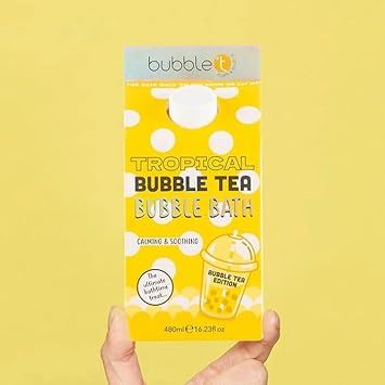 Bubble T Cosmetics Bubble Bath Tropical Scent 480Ml, Suitable For All Skin Types