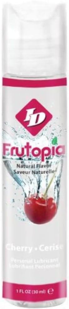 Id Lubricants Frutopia Water Based Flavoured Lubricant Cherry Pocket Bottle 30 Ml