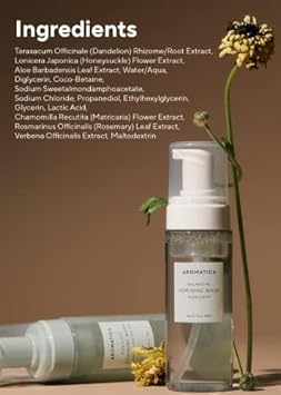 Aromatica Pure & Soft Feminine Wash Chamomile & Tea Tree (Soft Foam Type) 5.7 Fl. Oz / 170 Ml - Gentle And Soothing Intimate Herbal Feminine Wash - Ph-Balanced, Calming, Vegan, Cruelty Free : Health & Household