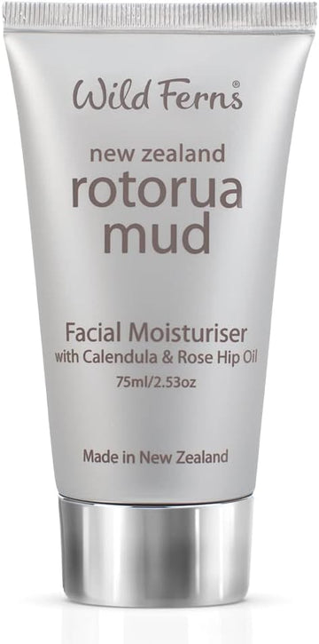 Wild Ferns Rotorua Mud Facial Moisturiser With Calendula & Rosehip Oil, 75Ml