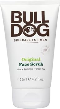 Bulldog Mens Skincare And Grooming Original Face Scrub, 4.2 Fluid Ounce