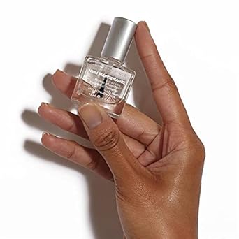 Dermelect High Maintenance Instant Nail Thickener - Nailcare Top Coat With Keratin Protein Peptides, Strengthening, Hardening Protective High Shine Treatment For Weak, Thin, Damaged Nails 0.4 Oz