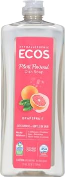 Ecos, Dishmate Liquid Grapefruit, 25 Fl Oz