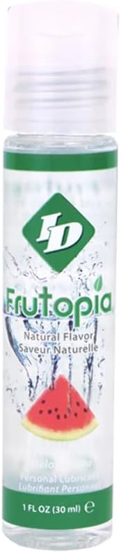 Id Frutopia Watermelon Water Based Lube & Sex Lubricant – Lube Great For Oral Sex In A 30Ml Pocket Bottle – Vegan Friendly, Sugar Free, Juicy & Fun