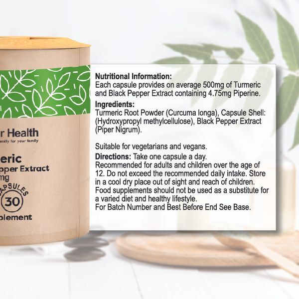 Power Health Turmeric & Black Pepper 30S