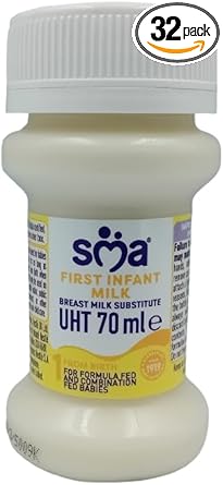 Sma Pro First Milk From Birth & Ready-To-Feed, 70Ml Bottles Cases Of 32 Bottles