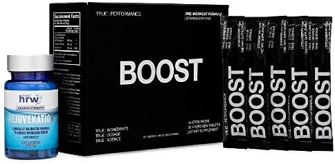 Pre Workout Mix & Nitric Oxide Booster, Boost - Intense Performance, E