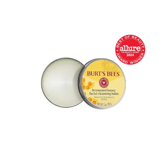 Burt'S Bees Fermented Honey Facial Cleansing Balm, With Prebiotic And Postbiotic Blend, Contains Fermented Honey And Green Tea, Natural Origin Skin Care, 1 Tin, 3 Oz