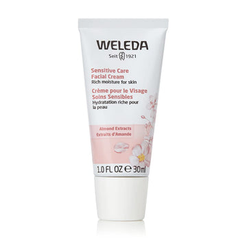 Weleda Sensitive Care Face Cream, 1 Fluid Ounce, Fragrance Free, Plant Rich Moisturizer with Sweet Almond Oil