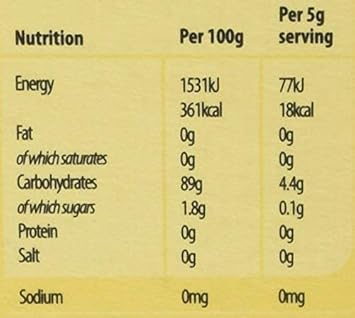 Vanilla Custard Powder - 100G By Just Wholefoods