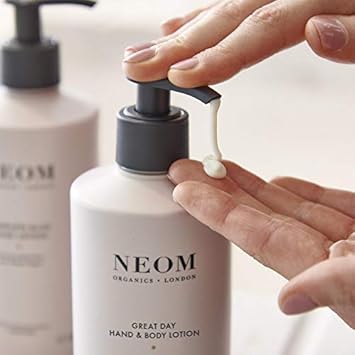 Neom ā Great Day Hand & Body Lotion, 300Ml | Wild Mint & Mandarin | Nourish And Soften, Zesty Fragrance