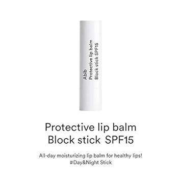 Abib Protective Lip Balm Block Sitck Spf15 0.12 Fl Oz I Moisturizing Lip Moisturizer For Dry And Cracked Lips