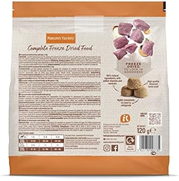 Nature'S Variety Complete Freezed Dried Food Lamb For Dogs Mini And Small - Case 7 X 120 G964550