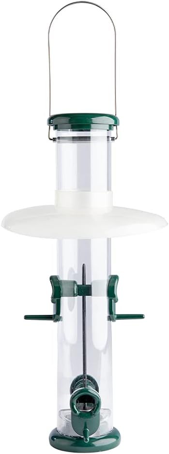 Rain Proof Bird Feeder Guard - Jacobi Jayne® Rainaway™ Bird Feeder Rain Guard - Helps Keep Seed Dry And Healthy While Sheltering Perched Garden Birds - Anti Rain, Bird Feeder Weather BaffleRa-1