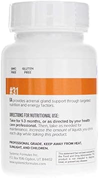 Systemic Formulas: #31 - Ga - Adrenal : Health & Household