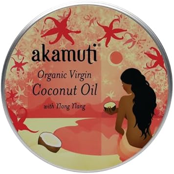 Akamuti Organic Coconut Oil With Ylang Ylang 175G