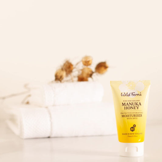 Wild Ferns Pure New Zealand Manuka Honey Protective Hydrating Moisturiser Spf 30 75 Milliliters