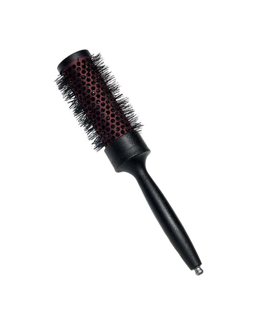 Acca Kappa Grip And Gloss Round Styling Brush 25 Mm Boar And Nylon Bristles Ceramic-Tourmaline Barrel For Men And Women