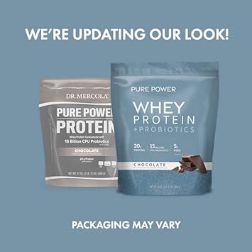 Dr. Mercola Pure Power Whey Gusset, Chocolate, 22 Servings (1 lb 15 oz