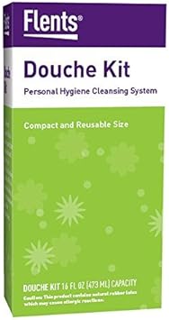 Flents Douche Kit, Compact, Reusable, Great for Travel, 16 fl oz Capacity : Health & Household