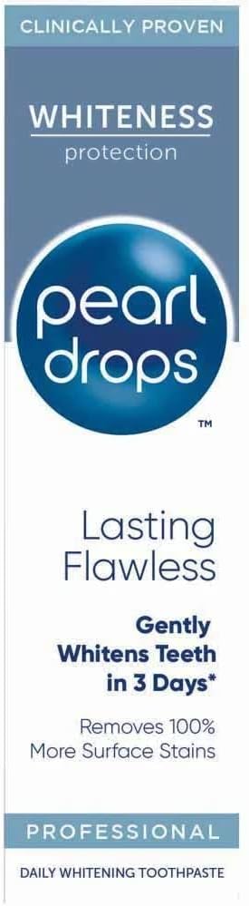 Pearl Drops - Lasting Flawless Professional Daily Toothpaste - Whiter Teeth In 3 Days - 75 Ml (Pack Of 1)