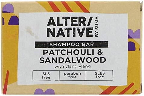 Alter/Native By Suma | Glycerine Shampoo Bar-P'Chouli | 1 X 90G (Uk)