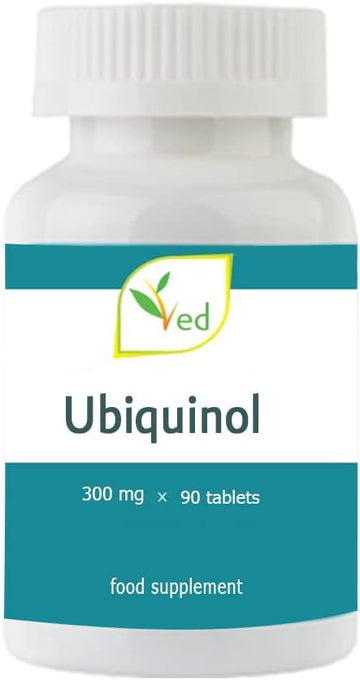 Ved Ubiquinol | Active Form coq10 | High Absorption/Enhanced bioactivity | 300mg, 90 Tablets : Amazon.co.uk: Health & Personal Care