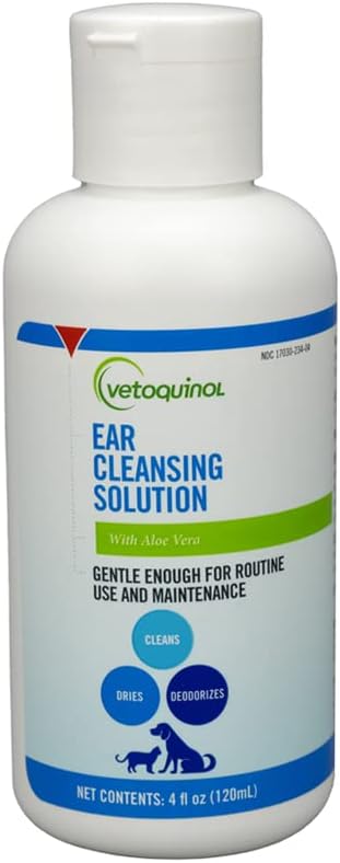 Vetoquinol 411439 Ear Cleansing Solution,4 Oz