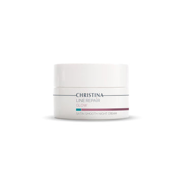 -Christina- Line Repair Satin Smooth Night Cream | Pore Minimizer Formula Night Face Cream | Rejuvenate, Nourish, And Hydrate Your Skin | Suitable For Fat, Combination, Normal Skin 50Ml / 1.7 Fl.Oz