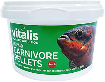 Vitalis Cichlid Carnivore Pellets Tropical Fish Food (4Mm) 160G