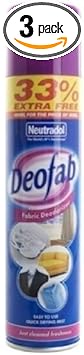 Deofab Fabric Deodoriser X 300Ml - Pack Of 3 By Neutradol