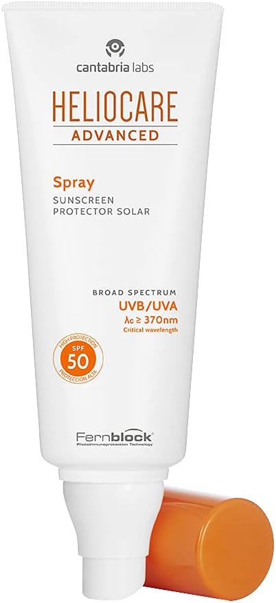 Heliocare Advanced Spray Spf 50 200Ml / Spray For Body/Daily Uvb And Uvb Anti-Ageing/Combination, Dry, Oily And Normal Skin/No White Residue