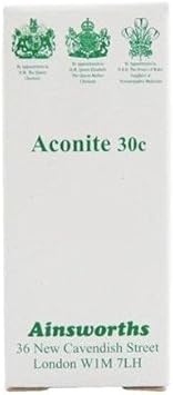 Ainsworths Aconite 30C Homoeopathic Rem 120 Tablet X 3 (Pack Of 3)