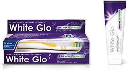 White Glo 2In1 Whitening Toothpaste With Mouthwash-100 Ml (Pack Of 2)