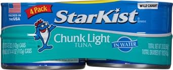 Starkist Chunk Light Tuna In Water - 5 Oz Can (Pack Of 4)
