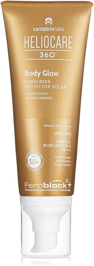 Heliocare 360º Body Glow Spf 50+.- High Photoprotection Body Glow, 100 Ml