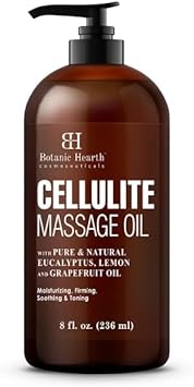 Botanic Hearth Cellulite Massage Oil - Cellulite Oil For Thighs - Uniq