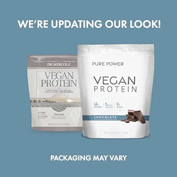 Dr. Mercola Vegan Protein Chocolate - Perfect Blend Of Pea, Hemp, Chia
