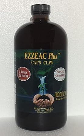 Ezzeac Plus Herbal Tea W/ Cat'S Claw Nature'S Unique 32 Oz Liquid : Herbal Supplements : Grocery & Gourmet Food