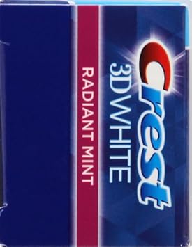 Crest 3D White Whitening Toothpaste - Radiant Mint 4.8 Oz
