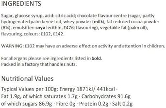 Acid Drops Sweets - 1 Kilo Bulk Bag - 1Kg - Assorted Sweet Pick And Mix For Parties, Gifts, And Sharing