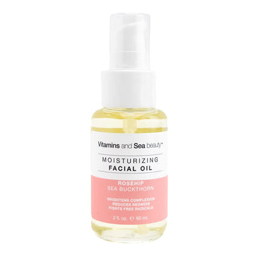 Vitamins And Sea Beauty Moisturizing Facial Oil With Rosehip + Sea Buckthorn, 2 Fl Oz