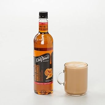 Davinci Gourmet Classic Peanut Butter Syrup, 25.4 Fluid Ounce (Pack Of 4)