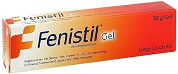 Fenistil Gel 50G Fast Relief Itching Skin, Rashes, Insect Bites, Skinburns