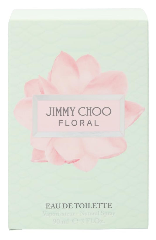 Jimmy Choo - Floral Eau De Toilette - Women'S Perfume - Fruity & Musky - With Notes Of Nectarine, Sweet Pea & Musk - 2.0 Fl Oz