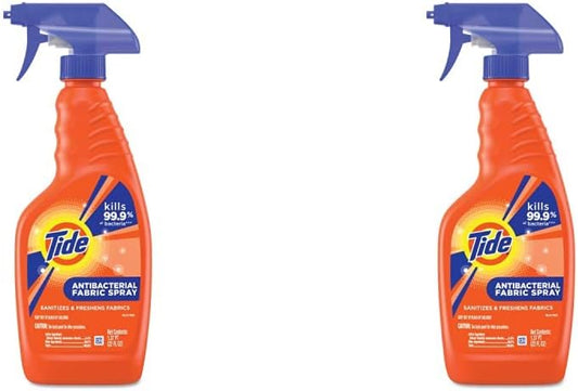 Tide Antibacterial Fabric Spray, 22 Fl Oz (Pack of 2) : Health & Household