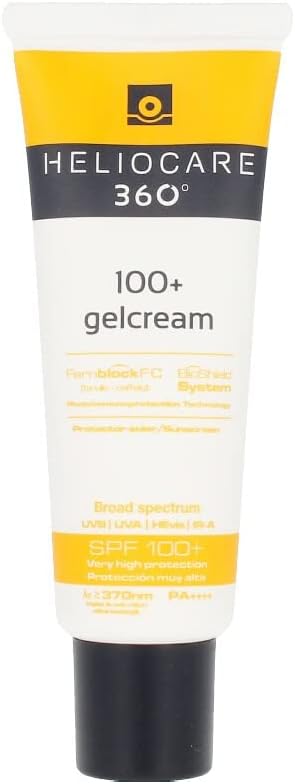 Heliocare, 360º Spf100+ Gel Cream 50 Ml, Solar Body Protection, Multicolor, U, Unisex-Adult