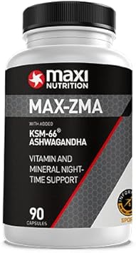 Maximuscle Max-ZMA | Zinc, Magnesium, Vitamin B6 & KSM-66 Ashwagandha for Recovery & Support | 90 Capsules - 1 Month Supply : Amazon.co.uk: Health & Personal Care
