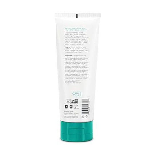 Andalou Naturals Coconut Lime Botanical Shave Cream, 8 Ounce