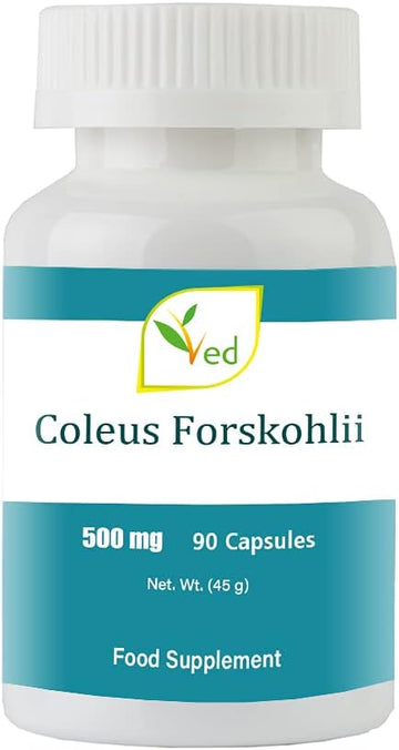Ved Coleus Forskohlii | Weight Management Supplement For Men & Women | 500 Mg, 90 Vegancapsules